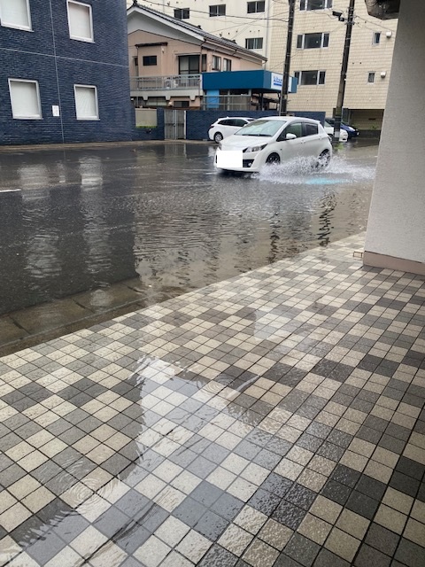 雨がすごくてお見合い大変でした
